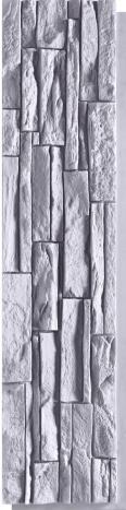 Vintage Brick Wall Blue PU Stone Panel 4x1 ft marble & stone louvers Blue AR-117