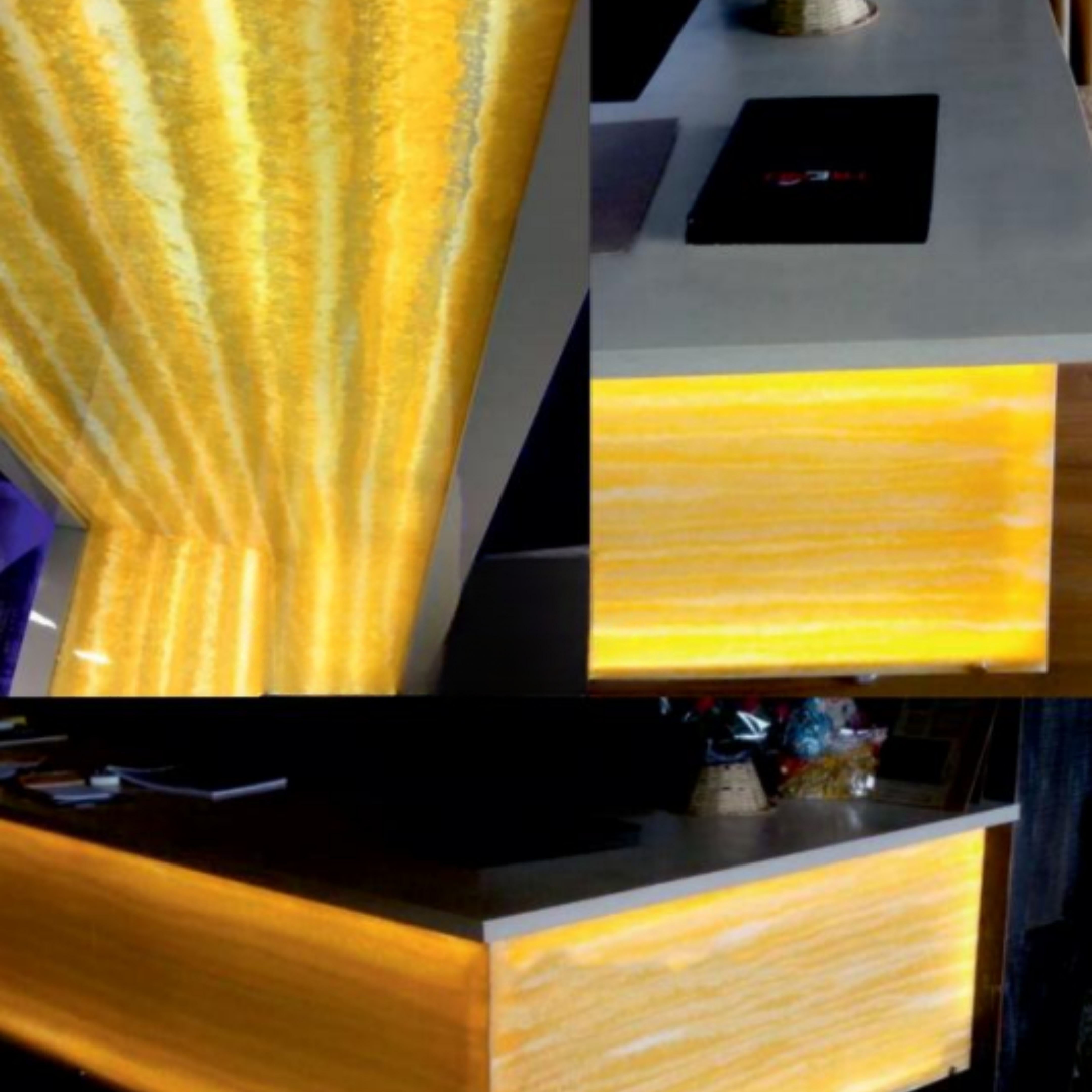 Alabaster Sheet Designer Louvers Multi Colour 8x4 Ft - Pn 03065