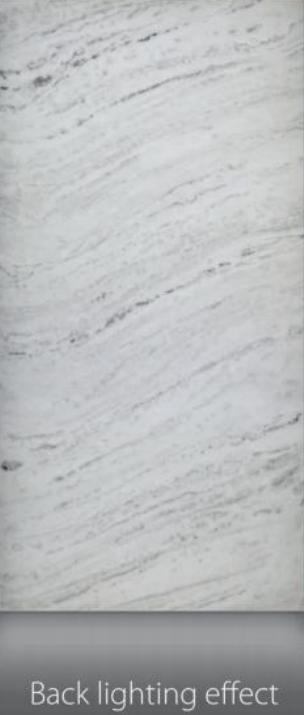 Alabaster Sheet Marble & Stone Louvers Grey 8x4 Ft - Pn 03081