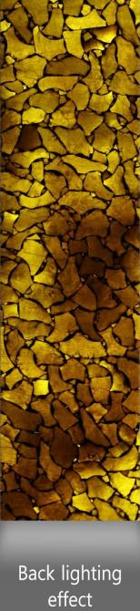 Alabaster Sheet Marble & Stone Louvers Multi Colour 8x2 Ft - Pn 03105