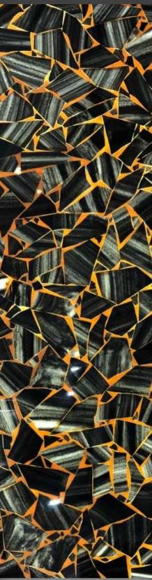 Alabaster Sheet Marble & Stone Louvers Black 8x2 Ft - Pn 03176