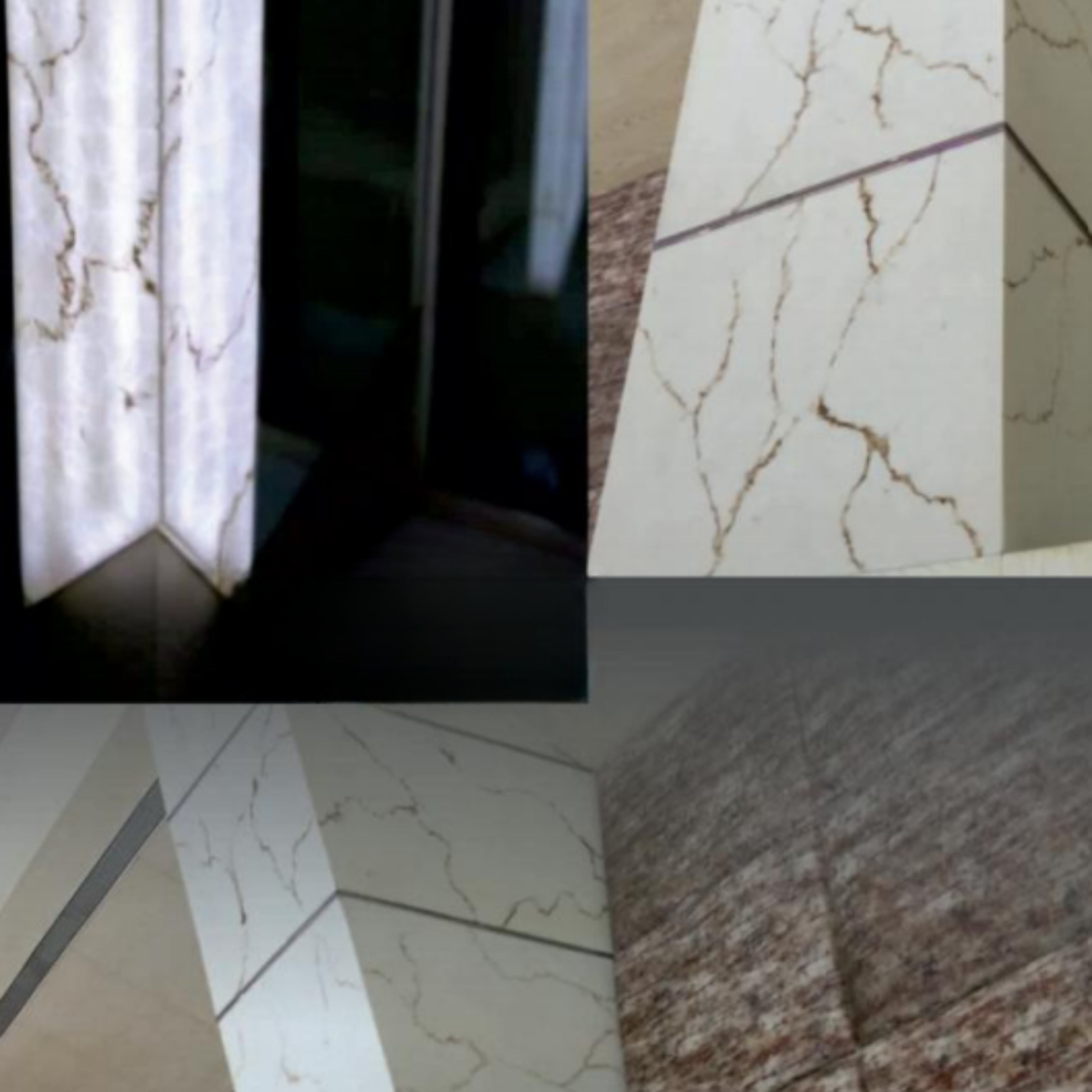 Alabaster Sheet Marble & Stone Louvers White 8x4 Ft - Pn 03059