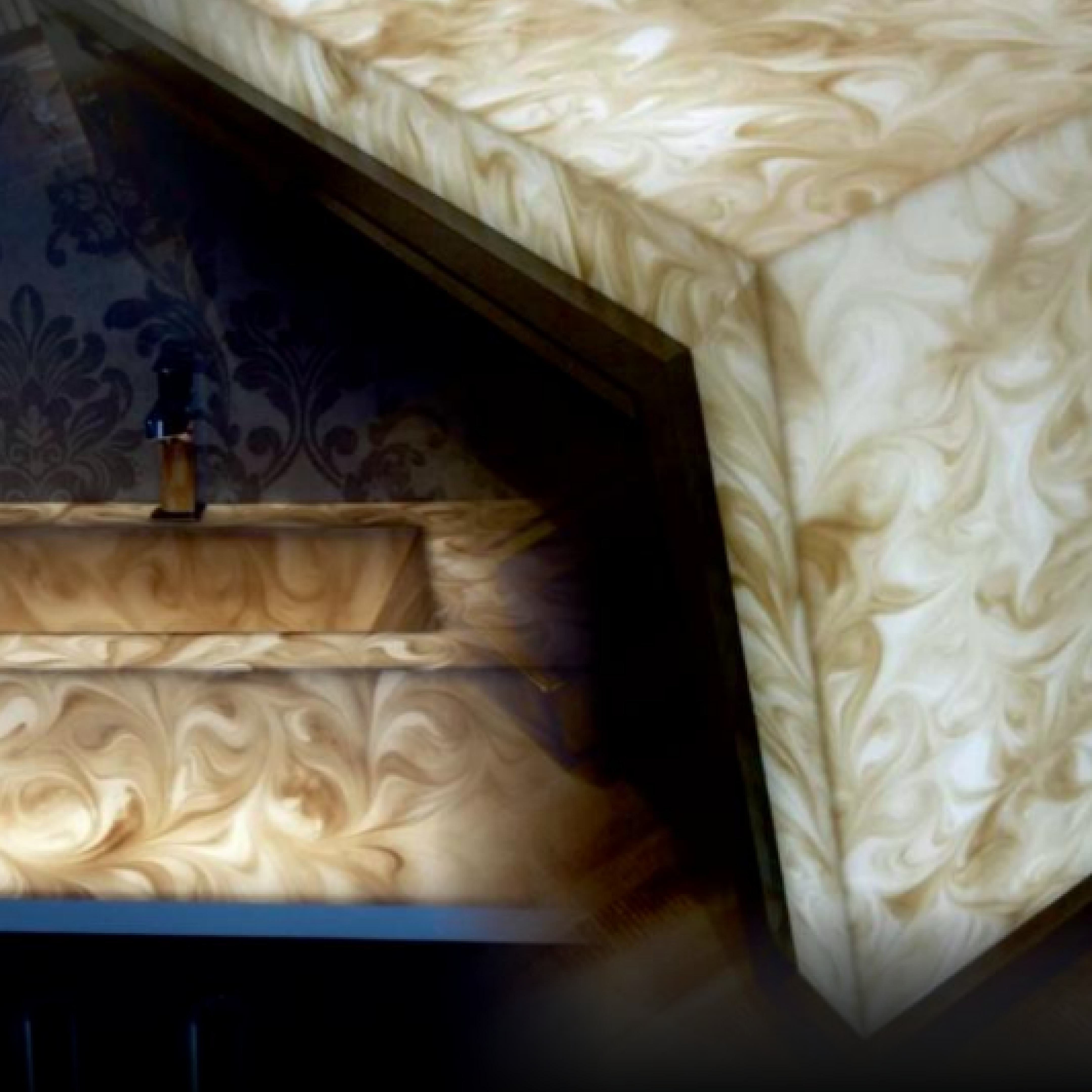 Sheet Marble & Stone Louvers Brown 8x4 Ft - Pn 03068