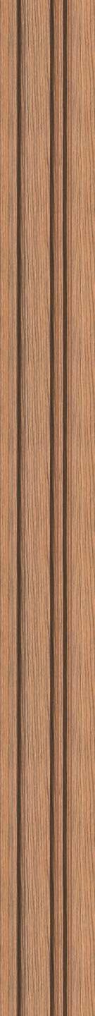 Beige Charcoal Louvers Panel Display Clads Series Wood 8x0.41 Ft - Sa 1004