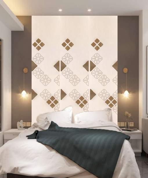 Decorative Wall Panel Designer Beige 8x2 Ft - Ed 8319