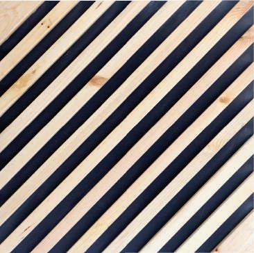 Premium Wood Panel Beige Patterned Look Charcoal Louvers 9x0.93 ft designer Beige WK06