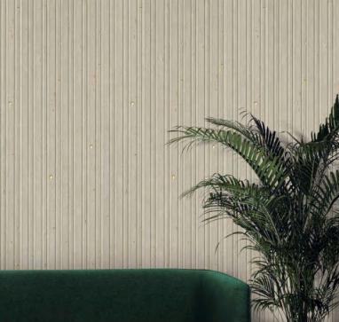 Plain Solids Charcoal Louvers Panel Colors Beige 8x0.4 Ft - Pn 03365