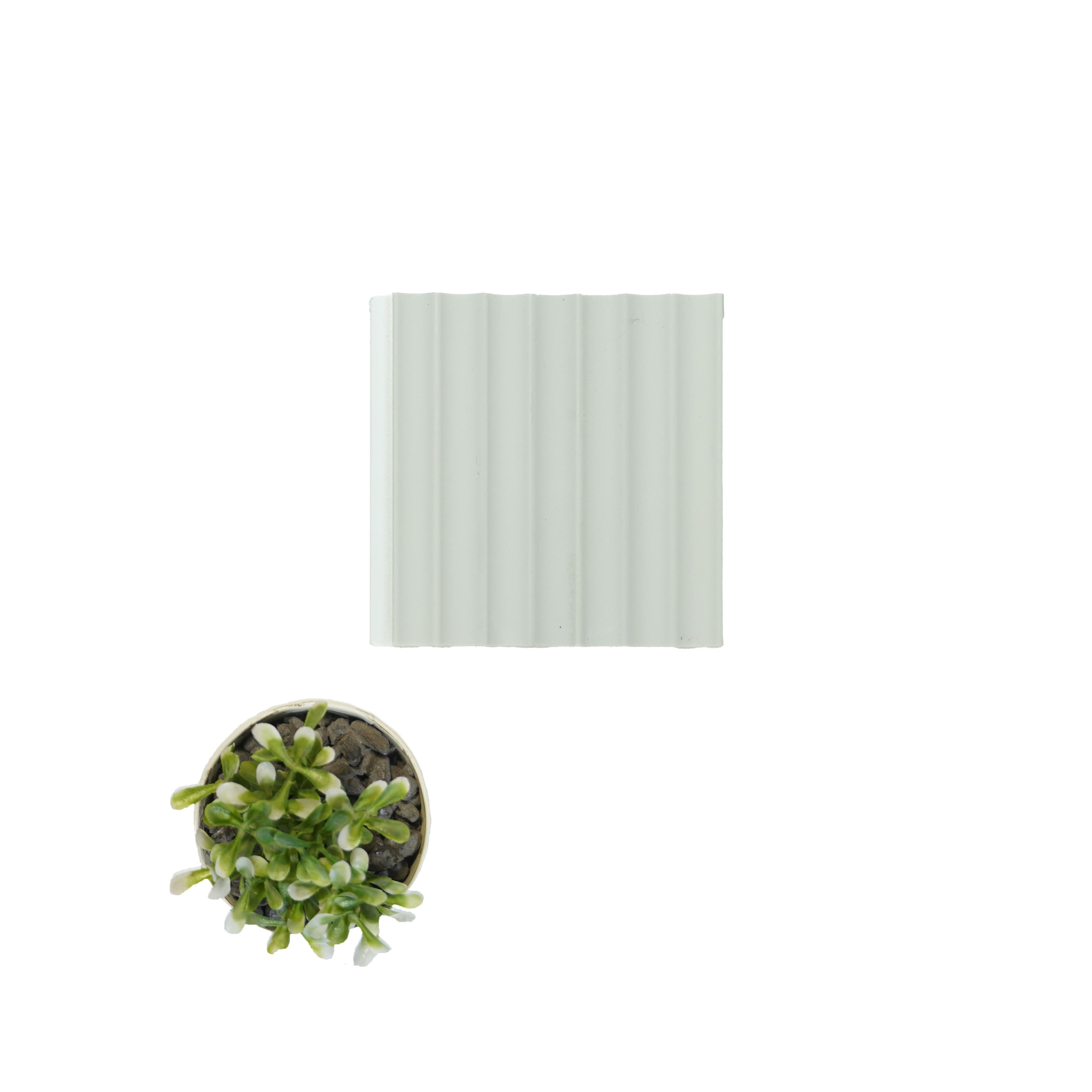 Plain Solids Charcoal Louvers Panel Colors Beige 8x0.33 Ft - Pn 00630