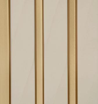 Beige Plain Colour Charcoal Louver Colors 8x0.41 Ft - Fl 1645