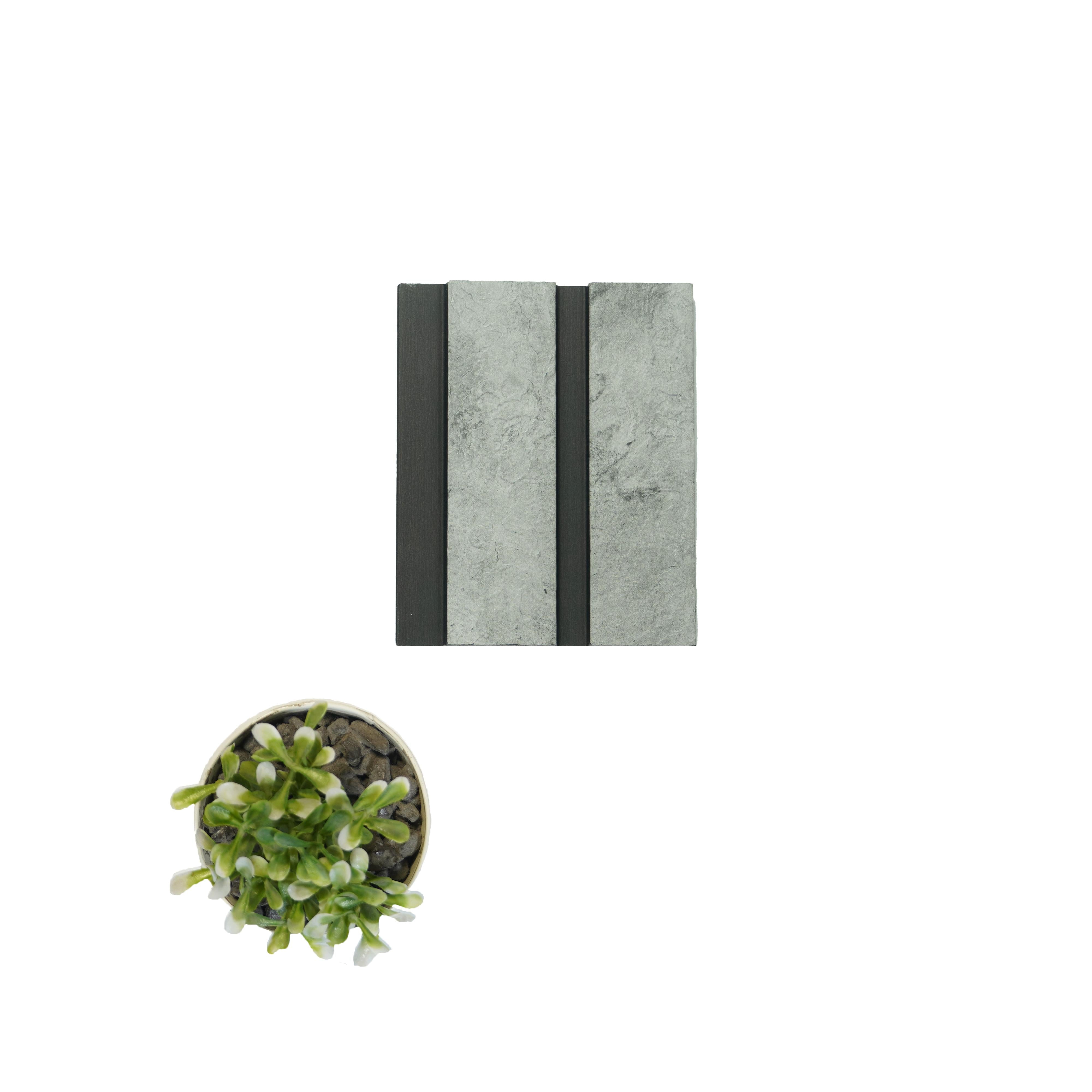 Beige Stone Charcoal Louver Marble & 9.5x0.39 Ft - Wl 2805