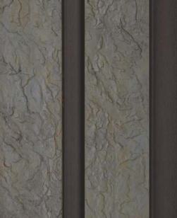 Beige Stone Charcoal Louver Marble & 9.5x0.39 Ft - Wl 2807