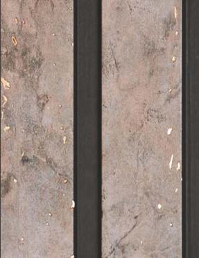Beige Stone Charcoal Louver Marble & 9.5x0.39 Ft - Wl 2813