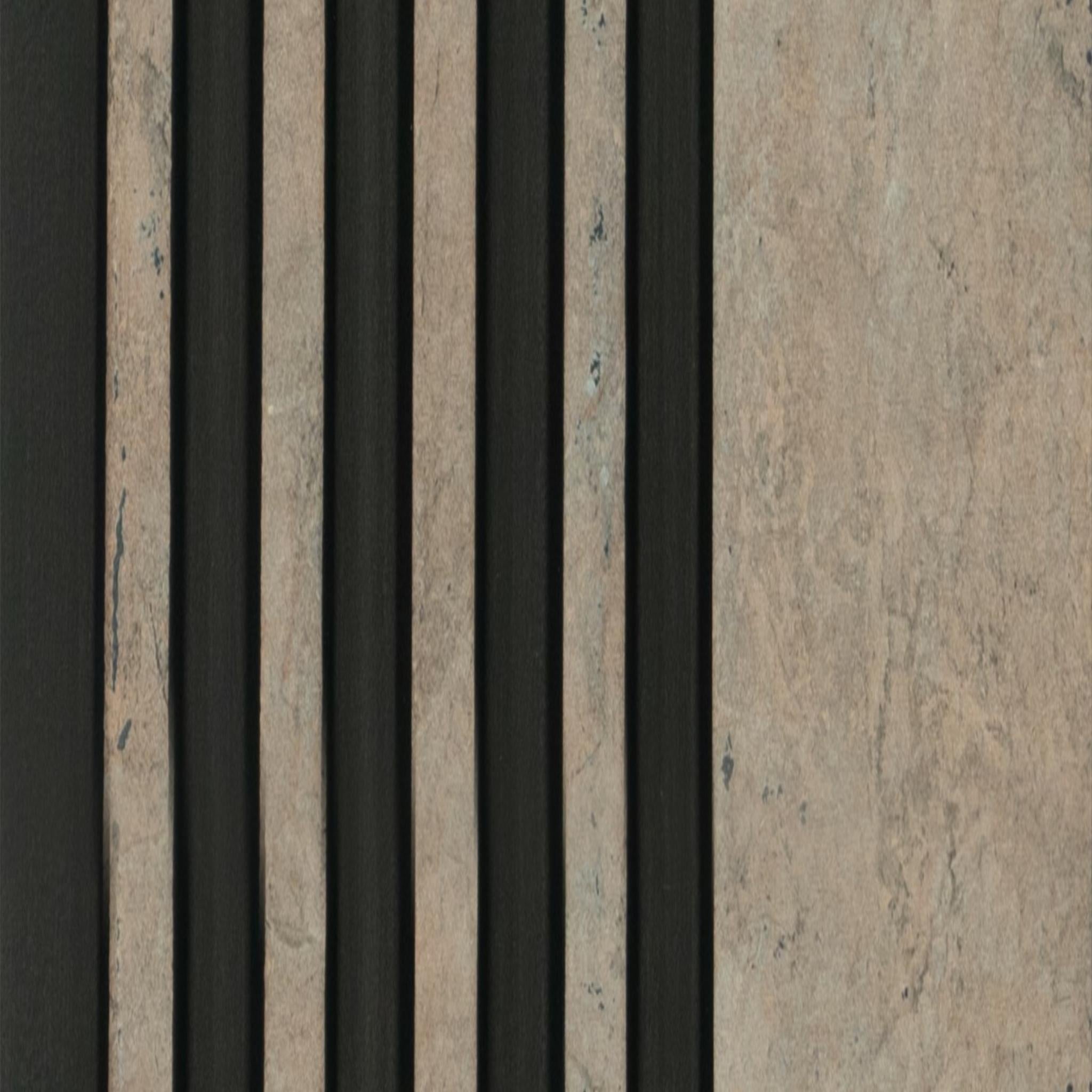 Beige Stone Charcoal Louver Marble & 9.5x0.39 Ft - Wl 3102