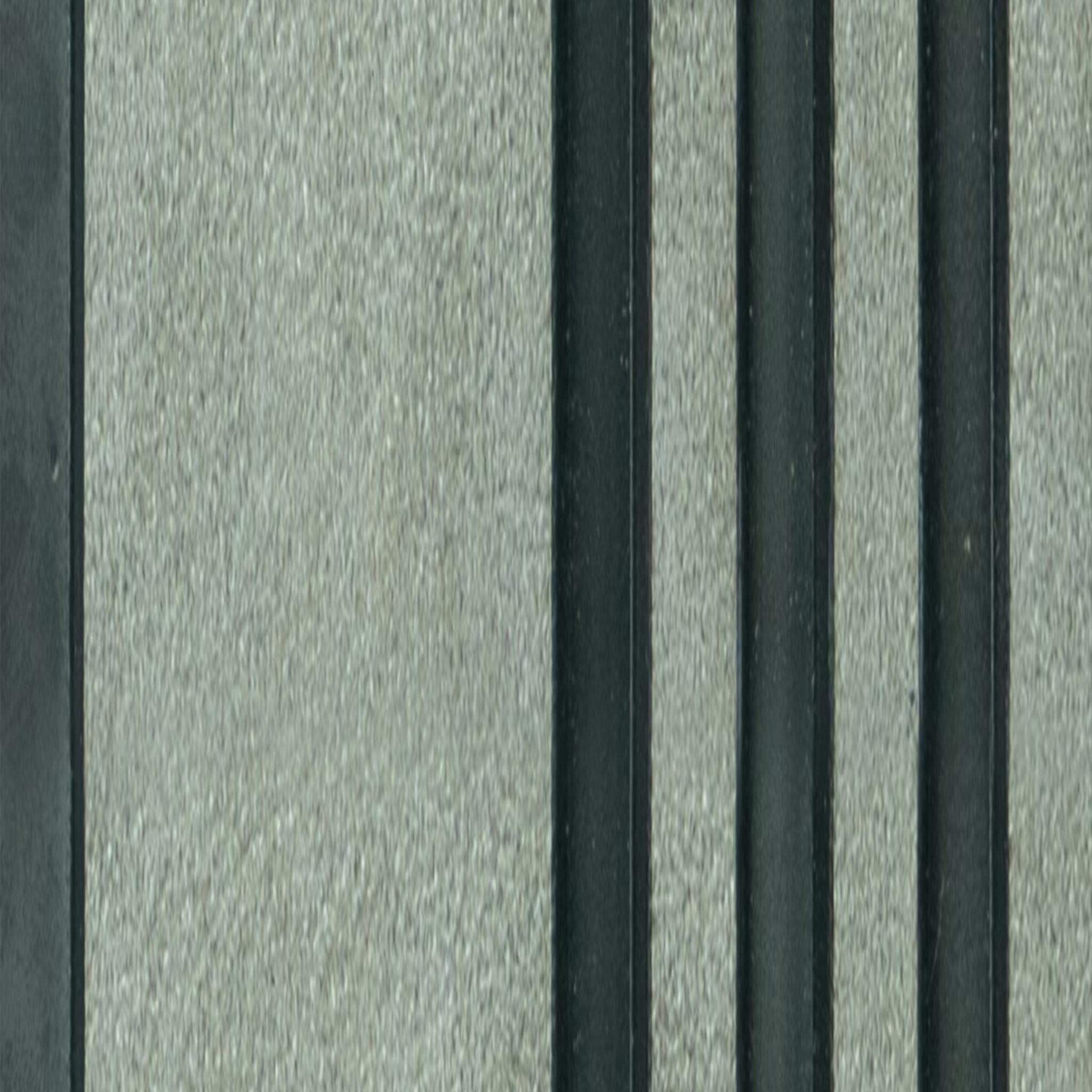 Beige Stone Charcoal Louvers Panel Marble & 9.5x0.4 Ft - Pn 00687