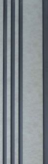 Beige Stone Charcoal Louvers Panel Marble & 9.5x0.4 Ft - Pn 00687