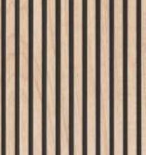 Beige Wood Charcoal Louvers 8x1 Ft - Rc 1142