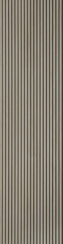Wooden Charcoal Louvers Wood Beige 8x1 Ft - Ed11017