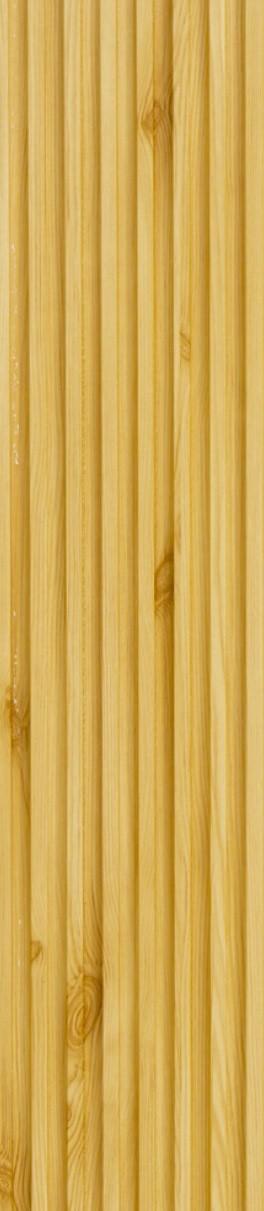 Wooden Wpc Louvers Panel Wood 9.5x0.5 Ft - Pn 02919