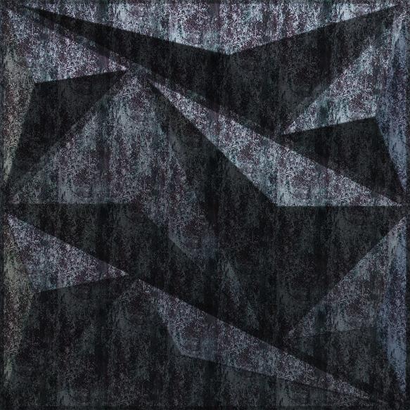 Thunder Black Alps 3D Wall Panel Designer 1.6x1.6 Ft -