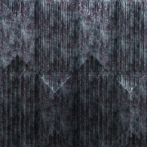Thunder Black Artisan 3D Wall Panel Designer 1.6x1.6 Ft -