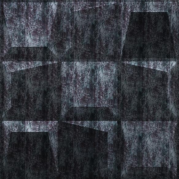 Thunder Black Cubical 3D Wall Panel Designer 1.6x1.6 Ft -
