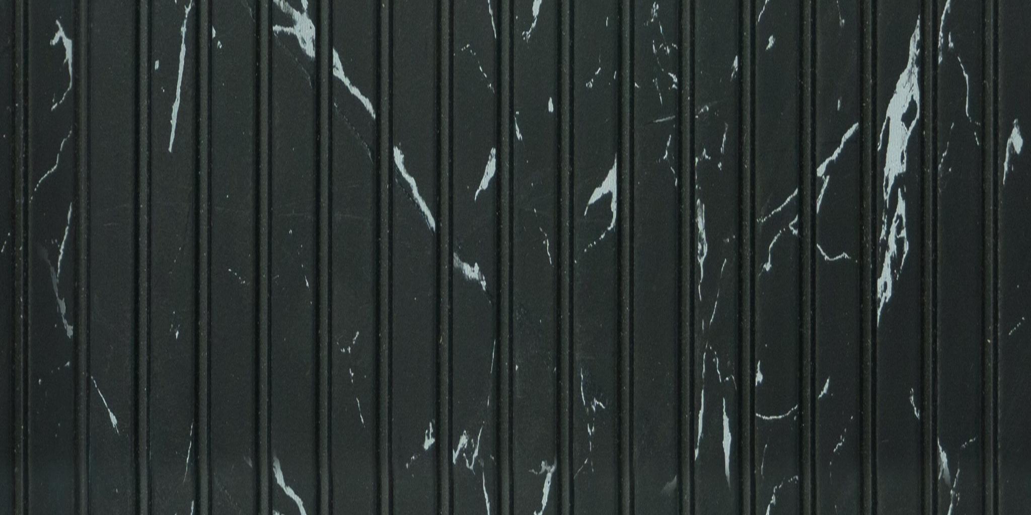 Black Marble Charcoal Louver & Stone 8x1 Ft - Pn 00758