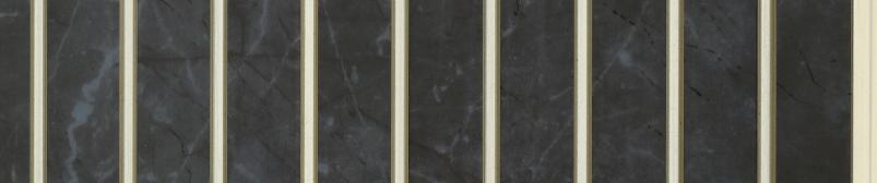 Black Marble Charcoal Louver & Stone 8x1 Ft - Pn 00767