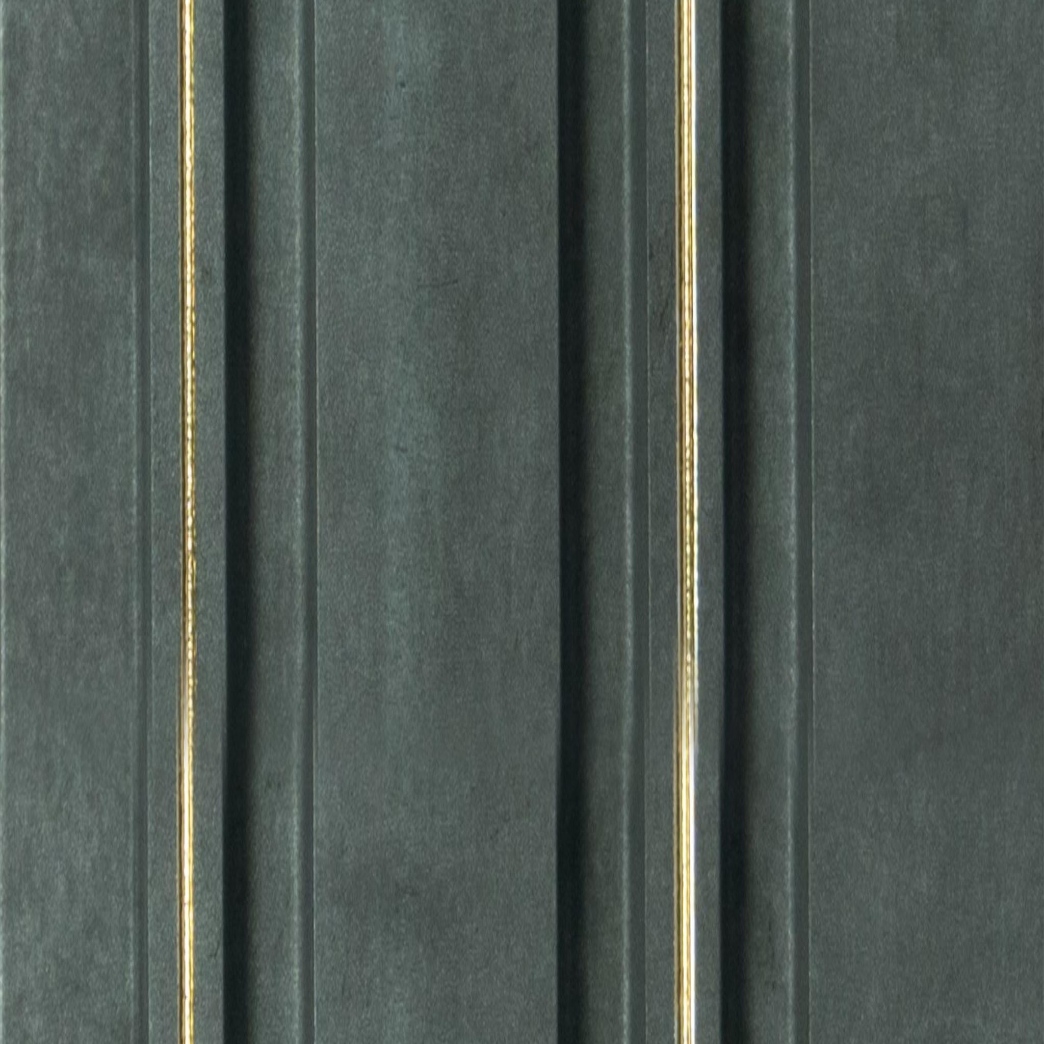 Black Marble Charcoal Louver & Stone 8x0.39 Ft - Wl 1627