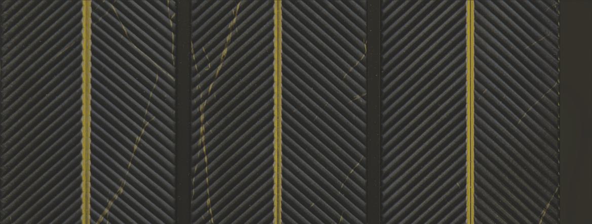 Black Marble Charcoal Louver & Stone 8x0.49 Ft - Cl 4214