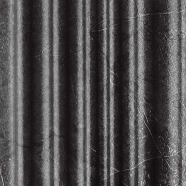 Black Marble Charcoal Louvers Panel & Stone 9.5x0.39 Ft - Pn 03546