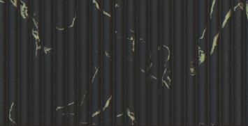 Black Marble Charcoal Louver & Stone 9.5x0.5 Ft - Fl 3016