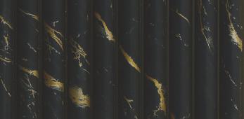 Black Marble Charcoal Louver & Stone 9.5x0.5 Ft - Fl 6110