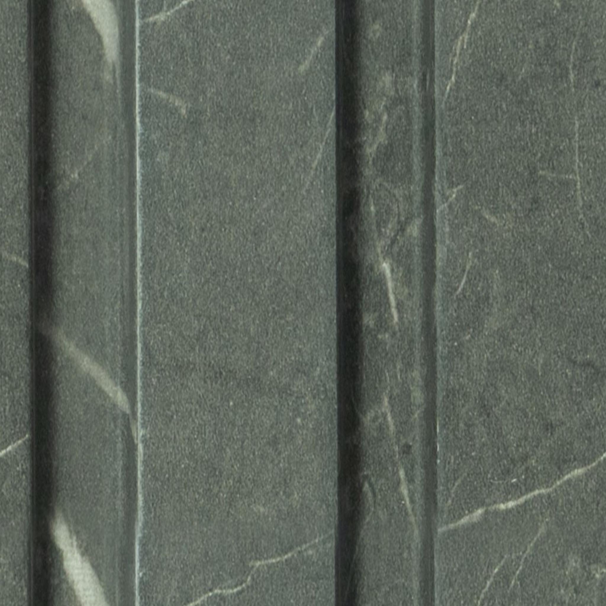 Black Marble Charcoal Louvers & Stone 9.5x0.41 Ft - 1C 01508