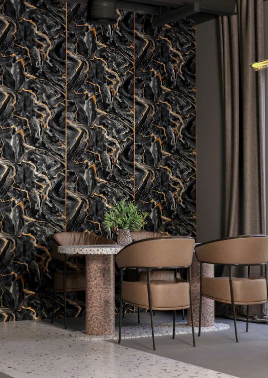 Black Metallic Charcoal Louver 8x2 Ft - An 9809