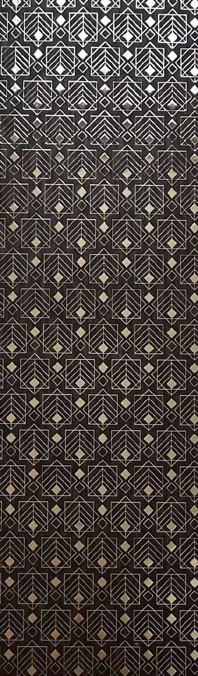 Decorative Wall Panel Designer Black 8x2 Ft - Pn 03823