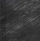 Black Patterned Charcoal Louver Designer 8x2 Ft - An 9823