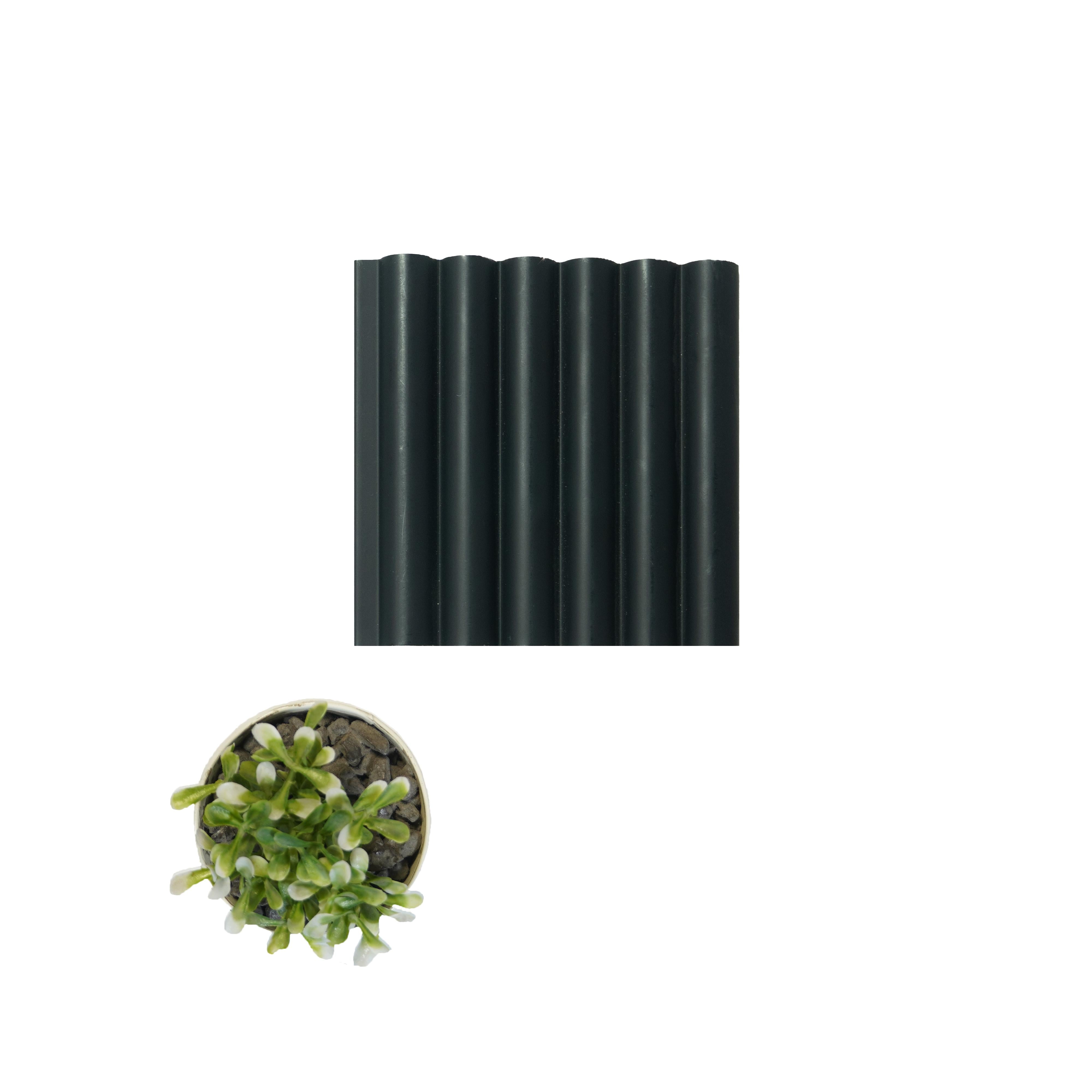Black Plain Colour Charcoal Louver Colors 8x0.39 Ft - Wl 1824