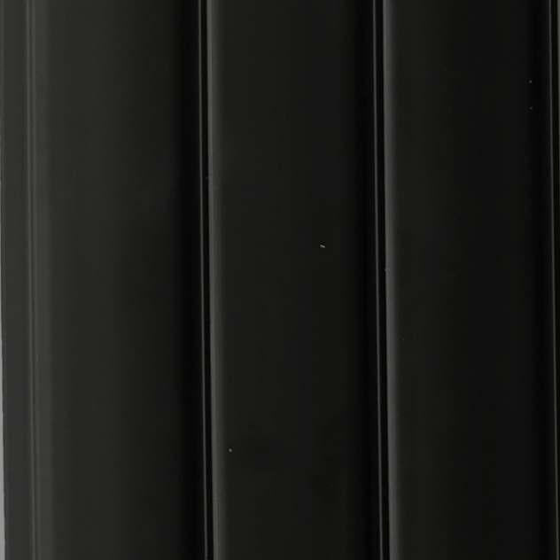 Plain Solids Charcoal Louvers Panel Colors Black 9.5x0.4 Ft - Pn 03564