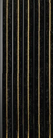 Black Solid Colors Finish Charcoal Louvers Panel Plain 8x0.41 Ft - 4519