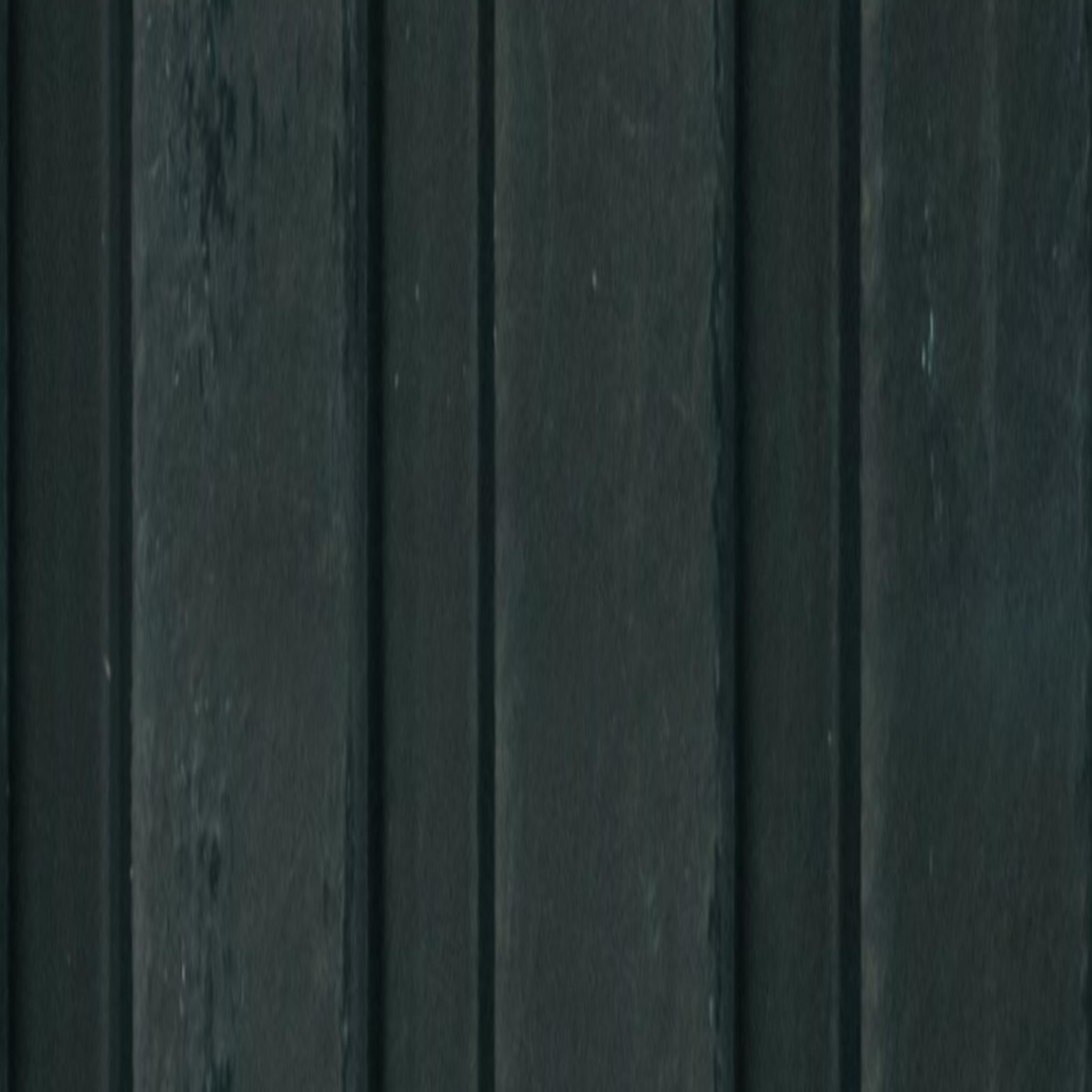 Black Stone Charcoal Louvers Panel Marble & 9.5x0.4 Ft - Pn 03396