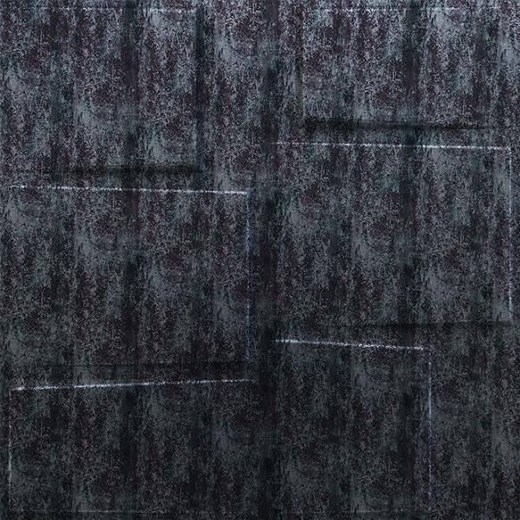 Elevate Interior Panels Thunder Black Stream 3D Wall Panel 1.6x1.6 ft designer louvers Black Black_Stream