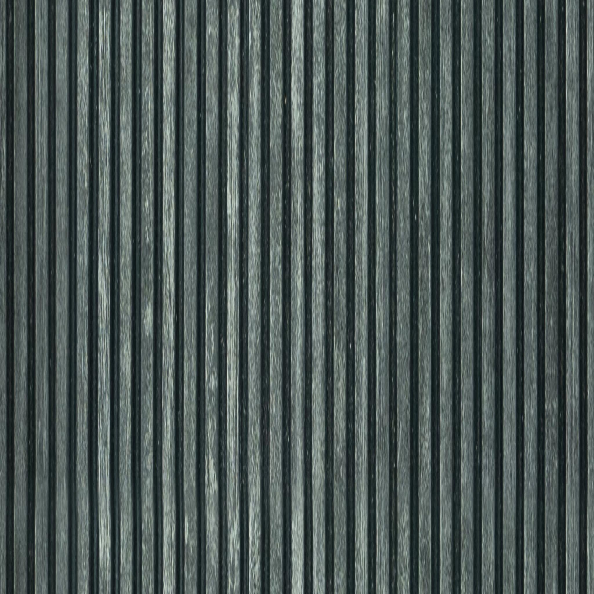 Rang Charcoal Louver Wood Black 8x1 Ft - Ra 8125