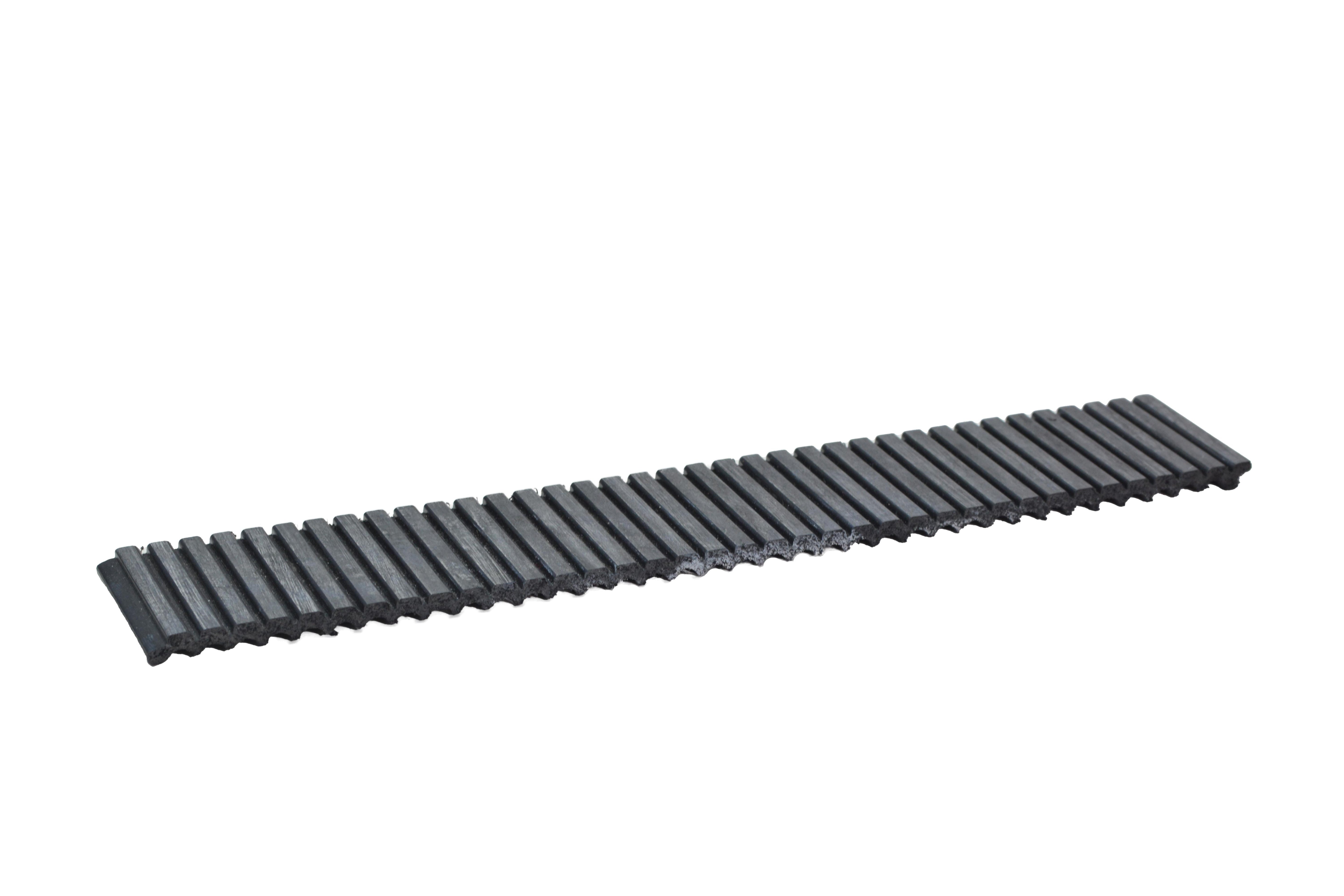 Rang Charcoal Louver Wood Black 8x1 Ft - Ra 8125