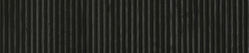 Black Wooden Charcoal Louver Wood 8x1 Ft - Pn 00738