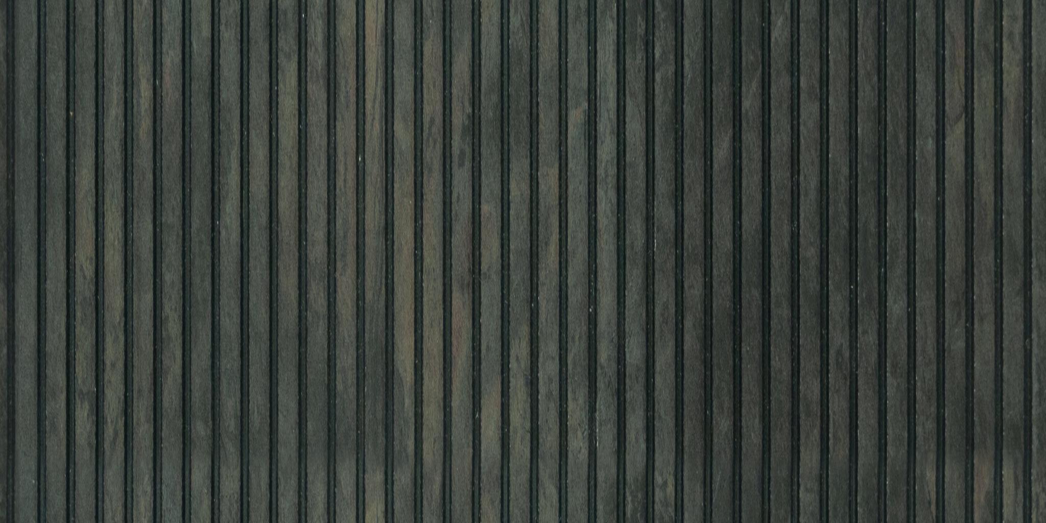 Black Wooden Charcoal Louver Wood 8x1 Ft - Pn 00744