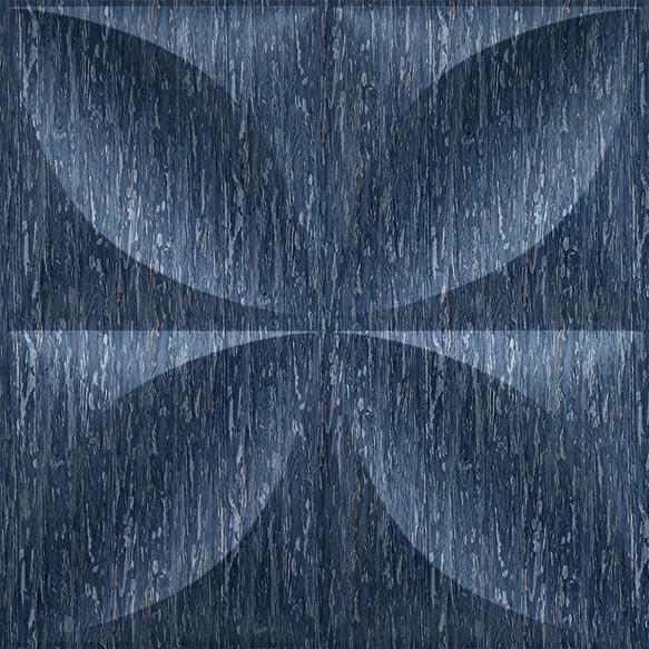 Electric Blue Butterfly 3D Wall Panel Designer 1.6x1.6 Ft -