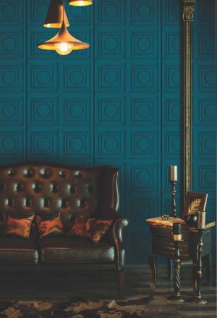 2538 Pvc,charcoal - Based Decorative Wall Panel Designer Blue 8x2 Ft Wl 2914