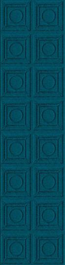 2538 Pvc,charcoal - Based Decorative Wall Panel Designer Blue 8x2 Ft Wl 2914