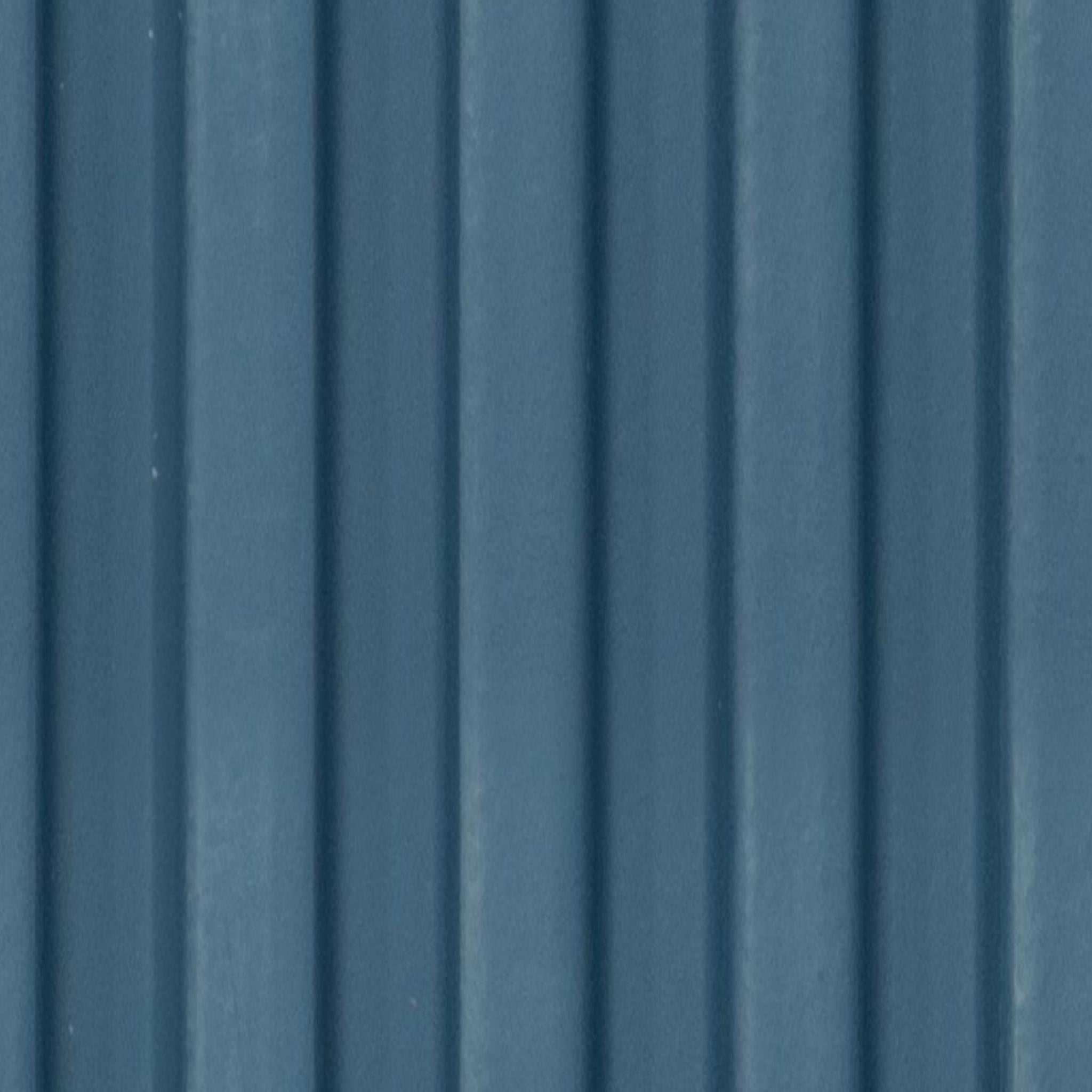 Plain Solids Charcoal Louvers Panel Colors Blue 8x0.33 Ft - Pn 03361