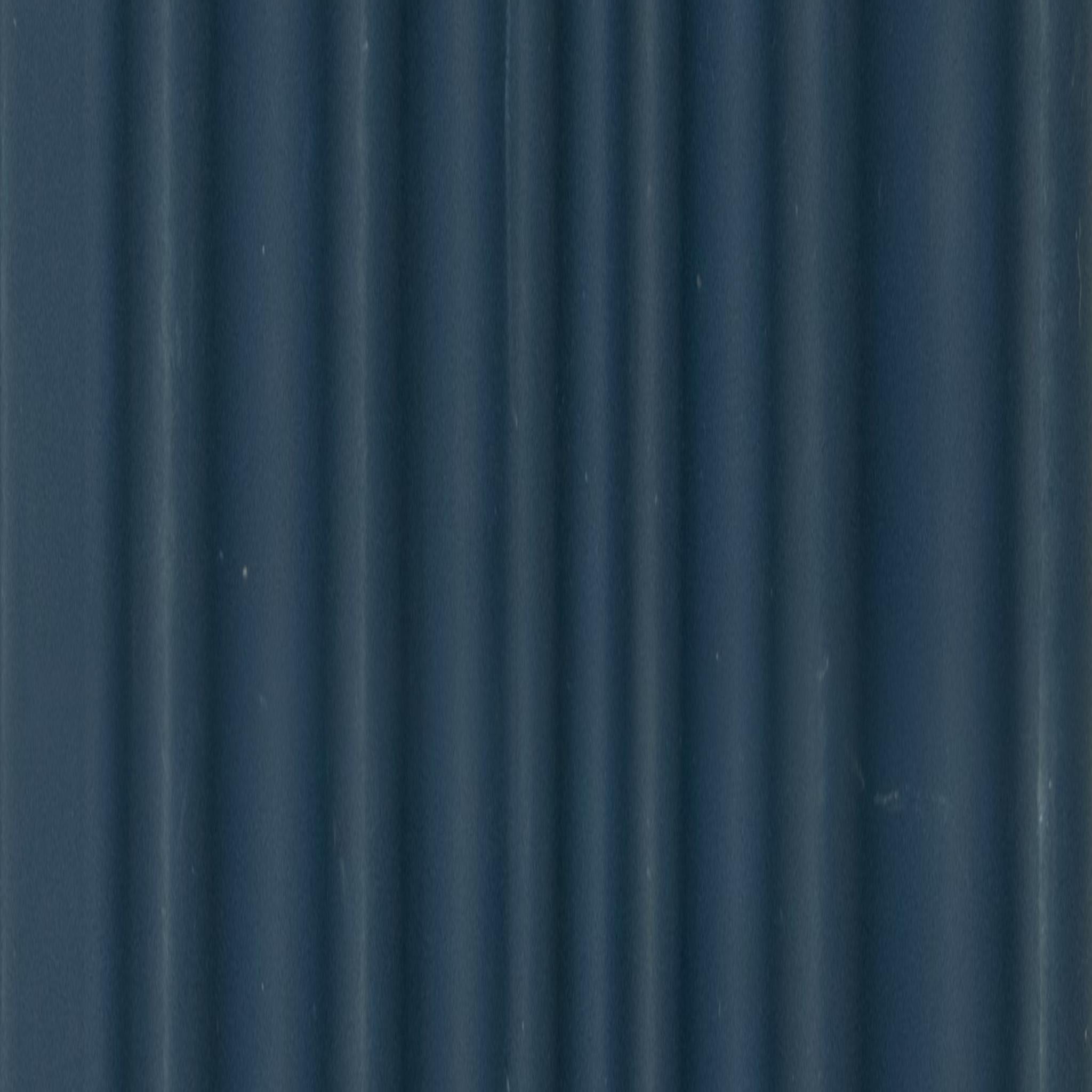 Plain Solids Charcoal Louvers Panel Colors Blue 9.5x0.4 Ft - Pn 00517